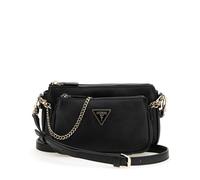 GUESS bolso bandolera bolso de hombro Noelle II Double Pouch Crossbody Bag Black negro