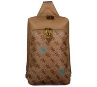 GUESS bandolera Milano Crossover Beige/Blue marrón claro