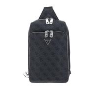 GUESS bandolera Milano Crossover Black/Lime gris oscuro