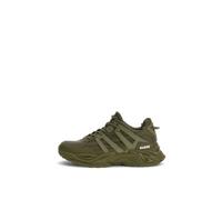 GUESS Belluno Low, Sneaker Hombre, Verde, 43 EU