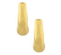 Guess Berbera - Pendientes de aro de oro amarillo para mujer, acero inoxidable de alta calidad, diseños de alta resistencia al deslustre, UBE05342YG