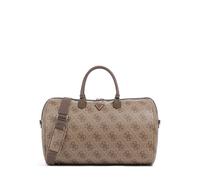 Guess Berta 4G Logo Bolsa de fin de semana marrón claro, imitación de cuero, 51 x 31 x 23cm