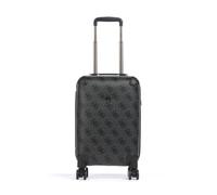 Guess Berta 4G Logo Maleta con 4 ruedas antracita, fibra sintética, 32 x 53 x 22cm