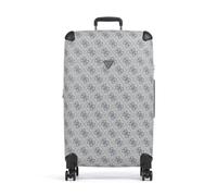 Guess Berta 4G Logo Maleta con 4 ruedas gris claro, fibra sintética, 46 x 77 x 33cm