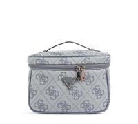 Guess Berta 4G Logo Neceser azul-gris, imitación de cuero, 26 x 18 x 12cm