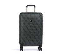 Guess Berta Maxi 4G Maleta con 4 ruedas antracita, fibra sintética, 39 x 64 x 28cm