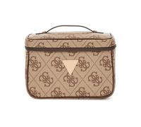 Guess Berta Toiletry Train Case Clo - Coal Logo One Size, Lgw - Leche Logo Brown, Talla única