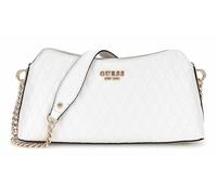GUESS Betula Top Zip Shoulder Bag White
