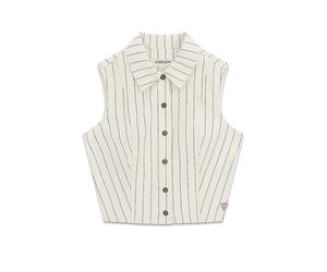 GUESS Blusa vaquera crema | XL