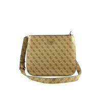 GUESS Bolsa con cremallera Meridian Latte Logo Universal beige con dibujo