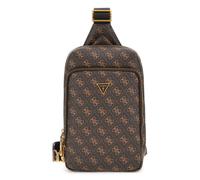 GUESS bolsa de la eslinga Milano Crossover Brown / Ochre