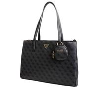 Guess Bolsa De Mano Shopper Bandolera Power Play Tech Tote Carbón Nuevo