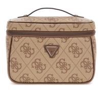 GUESS bolsa de maquillaje Toiletry Train Case Latte Logo / Brown