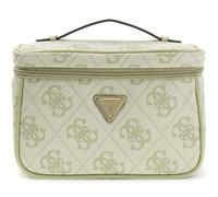 GUESS Bolsa de Maquillaje Toiletry Train Case Sage Logo Verde Claro