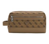 GUESS bolsa de utensilios Berlin Small Necessaire Beige / Brown