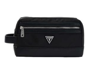 GUESS bolsa de utensilios Berlin Small Necessaire Dark Black negro