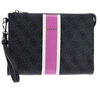 GUESS bolsa de utensilios Pouch Coal Logo