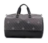 GUESS Bolsa de Viaje Milano Convertible Weekender Black/White Gris Oscuro