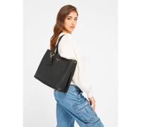 Guess Bolsa Mujer Shopper Meridian Triángulo Logo Negro