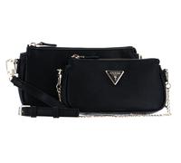 GUESS bolsa para cadáveres cruz Noelle Double Pouch Crossbody Black