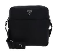 GUESS bolsa para cadáveres cruz Saffiano Top Zip Crossbody Bag Black