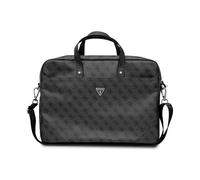 Guess Logotipo de Saffiano de 4 G Hot Stamp Triangle, Bolsa Unisex Adulto, Negro