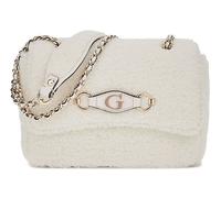 GUESS bolso bandolera Aslia Convertible Crossbody Flap Bag White