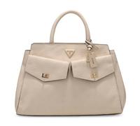 GUESS bolso bandolera Blake Girlfriend Satchel Bone Logo beige