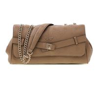 GUESS bolso bandolera bolso de hombro Ella Logo Convertible Xbody Flap Beige Logo marrón topo