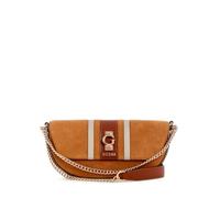 GUESS bolso bandolera bolso de hombro Erenia Convertible Crossbody Flap Bag Cognac Multi marrón