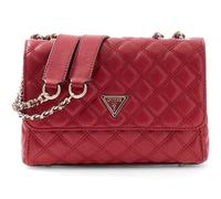 GUESS bolso bandolera bolso de hombro Giully II Compound Convertible Flap Bag Dark Cherry rojo oscuro