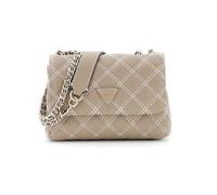 GUESS bolso bandolera bolso de hombro Giully II Mini 2 Compartment Convertible Flap Pale Mocha marrón topo