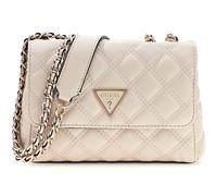 GUESS bolso bandolera bolso de hombro Giully II Mini Compound Convertible Flap Bag Bone crema
