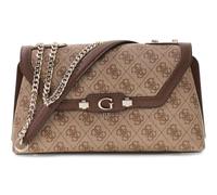 GUESS bolso bandolera bolso de hombro Lindsey Convertible Xbody Flap Latte Logo marrón claro