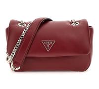 GUESS bolso bandolera bolso de hombro Sunetra Mini Convertible Crossbody Flap Red rojo oscuro