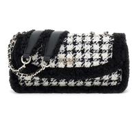 GUESS bolso bandolera Christi Convertible Xbody Flap Black Multi blanco