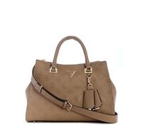 Guess Bolso de mano Cresidia Taupe, imitación de cuero para mujer
