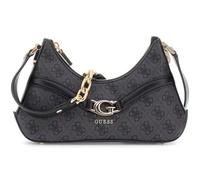 GUESS bolso bandolera Dea Crossbody Top Zip Coal Logo gris oscuro