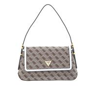 GUESS Desideria Flap Shoulder Bag Beige Logo
