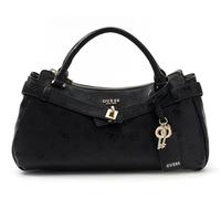GUESS bolso bandolera Ella Logo Girlfriend Satchel Black Logo negro
