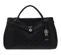 GUESS bolso bandolera Ella Logo Girlfriend Satchel Black Logo negro