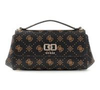 GUESS bolso bandolera Emelie Logo Flap Crossbody Espresso Logo marrón oscuro