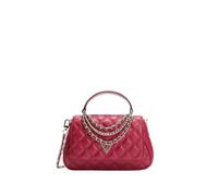 GUESS bolso bandolera Giully II Top Handle Flap Bag Dark Cherry rojo oscuro