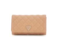 GUESS bolso bandolera Giully II Xbody Flap Organizer Beige marrón claro