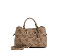 Guess Bolso bandolera Janie Logo Girlfriend Satchel Latte marrón claro