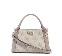 GUESS bolso bandolera Karnilla Logo Girlfriend Satchel Dark Taupe Logo marrón topo