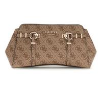 GUESS bolso bandolera Leona Logo Girlfriend Xbody Latte Logo marrón claro