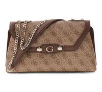 GUESS bolso bandolera bolso de hombro Lindsey Convertible Xbody Flap Latte Logo marrón claro