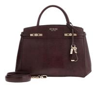 GUESS bolso bandolera Melinda Triple Compartment Satchel Burgundy burdeos