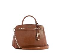 GUESS bolso bandolera Melinda Triple Compartment Satchel Cognac marrón